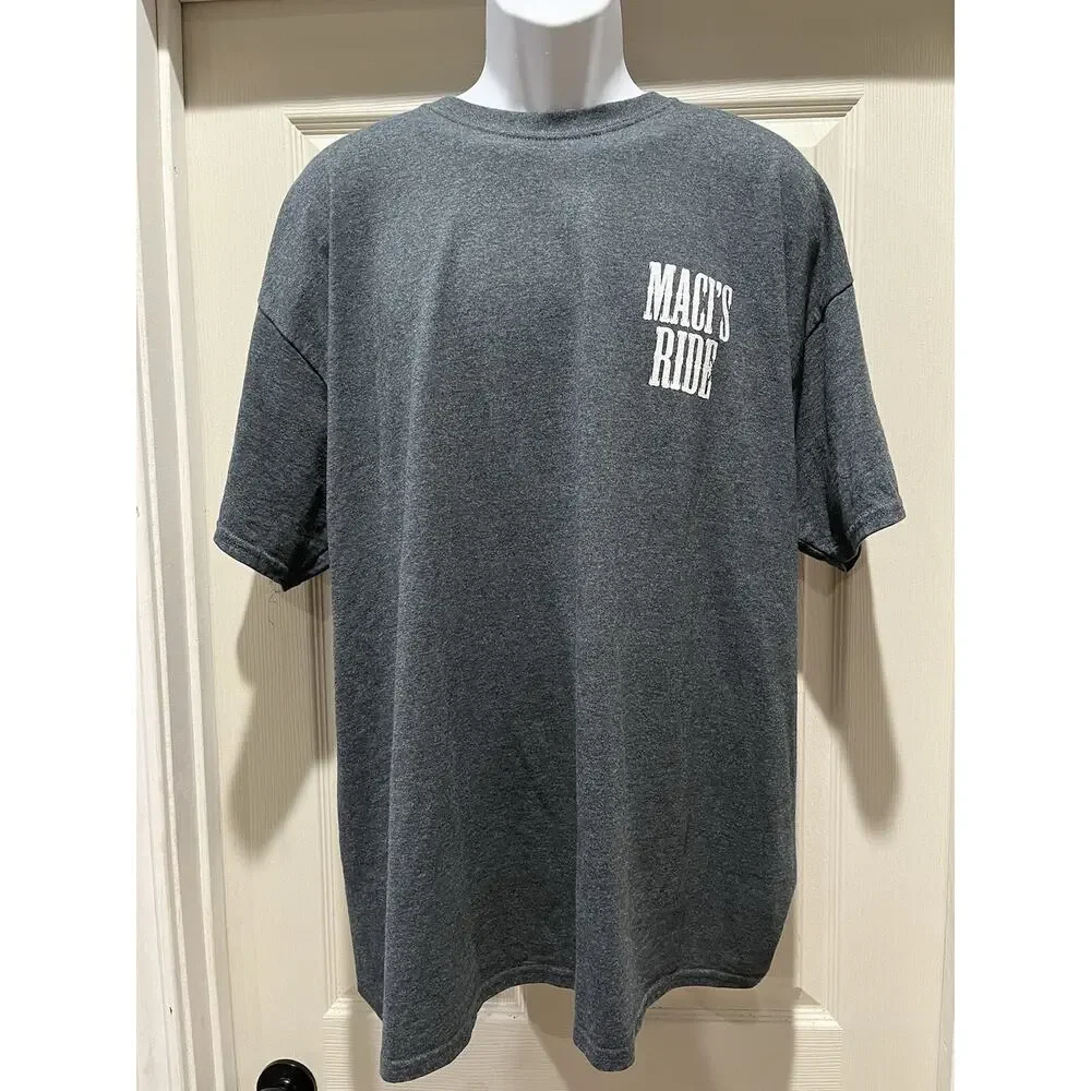 MACI'S RIDE Blue T-Shirt Men's Size XXL Autism Charity Hampton Roads VA Moto